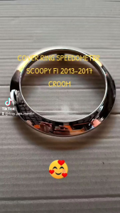 COVER SPEEDOMETER SCOOPY FI K16 CROOM COVER RING SPEEDOMETER SCOOPY FI 2013-2017 SCOOPY FI