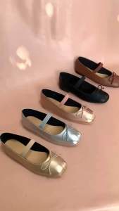 SOSPH Gillian Non Garterized Doll Flats Office or Casual Womens Footwear Non Slip Sole Marikina Made Handmade Doll Shoes Locally Crafted Footwear Cushioned Insole Comfortable Fit Slip On Lightweight Flexible Sole Durable Everyday Wear Clean Elegant