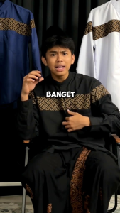 CUCI GUDANG..!!KOKO KURTA DEWASA LENGAN PANJANG MOTIF KOBATA QYNANG KOMBINASI BATIK