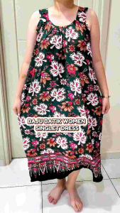 BAJU BATIK ALADDIN BUTTON PAPAN FREE SIZE GOOD QUALITY.