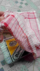 Serbet Makan Kualitas Tinggi & Praktis: Kain Serbet Warna-warni & Lap Serbet Putih Murah