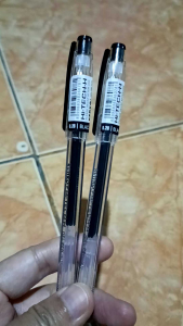 pulpen Hi-tech H Kenko/pulpen hitam 028mm/1pak 12pcs