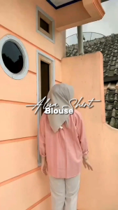 ALYA SHIRT BLOUSE / KEMEJA KERUT DEPAN / KEMEJA WANITA LENGAN PANJANG/ALYA SHIRT KEMEJA WANITA TERBARU