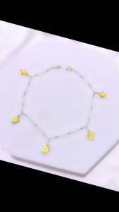 Zihang Jewelry 24K Gold Plated Verah Plain Bracelet for Women - Hypoallergenic and High Quality Materials