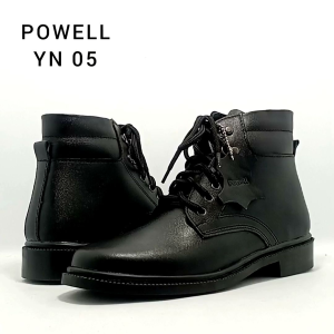 Sepatu pdh pria kulit sapi model tali double resleting kualitas terbaik