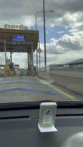 (พร้อมส่งจากไทย) easy pass holder ขาตั้ง easy pass พร้อมเทปกาว ที่ตั้ง อีซี่พาส ขาเสียบ อีซี่พาส