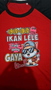 Kaos Atasan Wanita sablon Ubur-ubur / Kaos raglan Wanita Lengan 3\4/ Kaos Cewek/ Kaos Oblong/ Baju Kaos Tshirt/ Tshirt wanita/ Tshirt cewek/ Baju Wanita