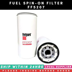 FF5207  FLEETGUARD FUEL FILTER SPIN-ON [LIMITED STOCK. READY TO SHIP WITHIN 24HRS.] REPLACES BALDWIN BF5800 DONALDSON P556915