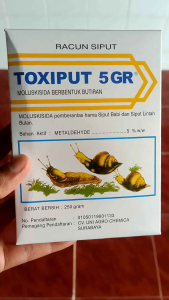 Toxiput moluskisida racun siput 250 gram obat anti bekicot keong hama tanaman hias