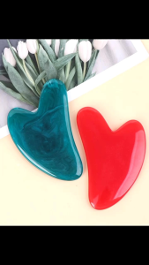 Alat Pijat Wajah Gua Sha – Resin Scraper untuk Tiruskan Wajah & Lancarkan Darah – Bisa COD!