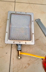 bếp nướng gas du lịch đa năng loại 17x22cm tặng mồi lửa