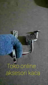 Handrail kotak flexible bracket handrailing clamp banister siku ke tembok