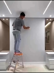 PROMO✅HEADBOARD WALL PANEL STICKER KAIN OSCAR Kulit Sintetis ~ KUALITAS TERBAIK