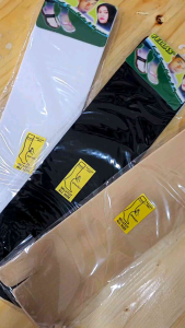 4 PCS Kaos Kaki Jempol Fellas Panjang Pria Wanita Cewek Fellas Warna Hitam Cream Putih Murah Termurah