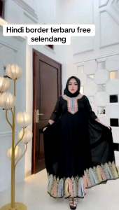 gamis India free selendang DRES India