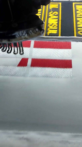 10 Set Bordir Logo K3 Safety First & Bendera Merah Putih|Safety First