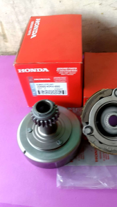 Paket Komplit 2Aitem Kampas Ganda Assy & Lonceng Assy Honda Karisma & Supra X 125 Original