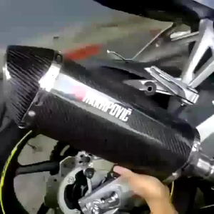 KNALPOT AKRAPOVIC CARBON FULLSHET BUAT CBR 150R VIXION CB 150R TIGER MEGAPRO