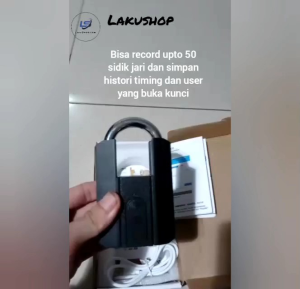 Gembok Finger Print sidik jari Aplikasi smartlock bluetooth
