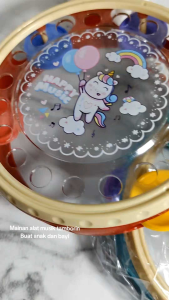 Alat Musik Mainan Tamborin Anak Karakter Lucu