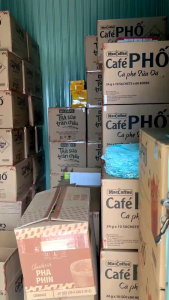 Cà phê sữa đá MacCoffee Café Phố hộp 10 gói 24g tặng ly trà sữa