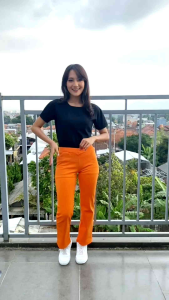 (polos) celana panjang olah raga bahan spandex/bawahan senam aerobic zumba model terbaru/celana senam polos
