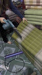 ที่นอนนุ่น 5 ฟุต 150 * 180 cm หนา 3 นิ้ว ลายสก็อตชิโนริ