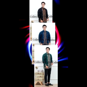 Kemeja Batik Lengan Panjang Modern