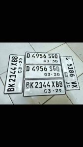 PLAT MOTOR FONT TERBARU ATAU LAMA