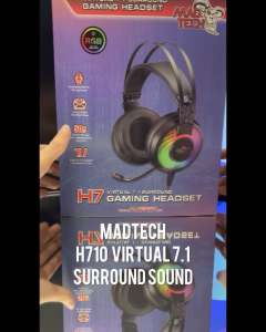 [CYBER CAFE GRADE] MADTECH H710 RGB VIRTUAL 7.1 SURROUND GAMING HEADSET
