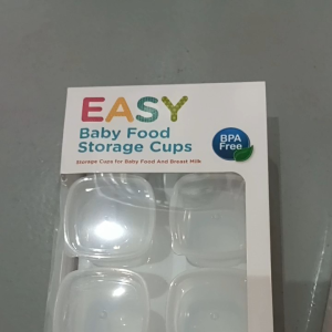 AUTUMNZ EASY Breastmilk & Baby Food Storage Cups- White/OceanBlue/Plum (2oz)