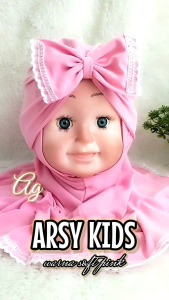 KERUDUNG 3 in ONE ARSY KIDS HIJAB INSTAN/JILBAB/HIJAB/ANAK DAN BAYI MURAH BAGUS REAL PICTURE