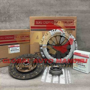 Paket Clutch Cover / Kopling set + Clutch Disc + draglaher  Mitsubishi T120ss 1.5cc injeksi tahun 1997-2023 / 1.3cc Carburator tahun 1997-2023 MZS22001 + MZS22002 + MZS53014 100% dijamin baru