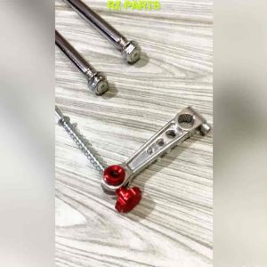 SEPAKET AS RODA DEPAN DAN BELAKANG RX KING RXKING RX K PROBOLT + SATU SET TIANG REM & PAHA REM SILVER MODEL LURUS