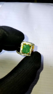 cincin dgn batu zamrud colombia