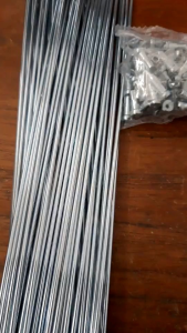 Ruji Sepeda 28 Inch Outdoor 13 x 28 Panjang 306cm Bahan Besi Warna Crom Untuk Kebutuhan