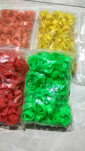 (100pcs) Ring Nomor Buat Ayam. Gelang Ayam. Diameter 2-3 cm