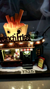 Christmas Fries shop christmas display