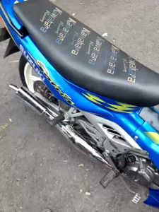 KNALPOT SATRIA HIU SATRIA LUMBA FULL SIRIP FULL PRESS SUARA GARING HIGH QUALITY