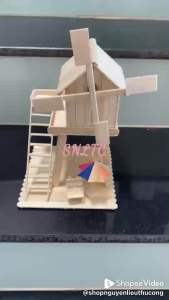 Nhà mô hình que kem cối xay gió