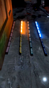 Lampu Lightbar Rotator Running 75cm 12/24 Volt - Hemat Energi