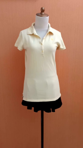 atasan kaos wanita kuning muda pastel CHEROKEE cewek M lengan pendek L blouse