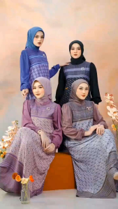 BERIELLA DRESS BY Nadheera Luxury gamis dress muslim rayon premium