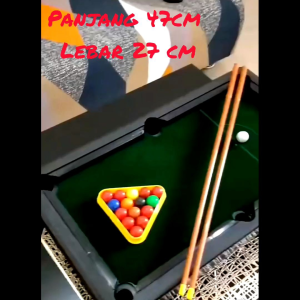 Mainan Biliard Deluxe Snooker Pool Table Set cocok sebagai kado premium
