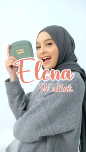 Elena wallet By Zzhomey || Dompet Mini Dompet Kartu Dompet Anti Air Terbaru Termurah