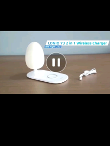 2023 New LDNIO Y3 Wireless Charger Desktop Lamp Landscape Night Light Lamp 15W Fast Charging Table Lamp