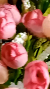 Fas bunga daur ulang botol plastik.