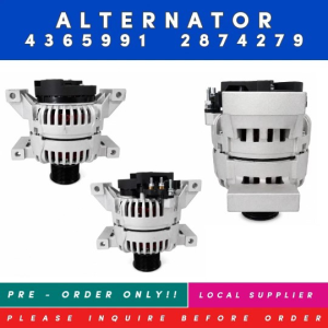 ALTERNATOR 2874279 4365991 [28V 80A] [[PRE-ORDER ONLY!! LOCAL SUPPLIER WARRANTY PLEASE INQUIRE BEFORE ORDER] OTHER PART NUMBER: 4959881 2874453 5632962 AVI142 FOR CUMMINS ISZ13 QSZ13 ENGINE PART