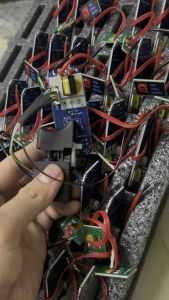 Mạch 16v máy chuyên vít phím chỉnh cấp trên mẫu mới 8pin công tắc 8 dây bảo vệ mạch - Phủ keo