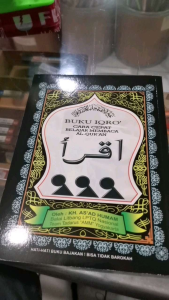 Buku Iqro 1-6 kertas HVS Putih. ukuran besar a5.